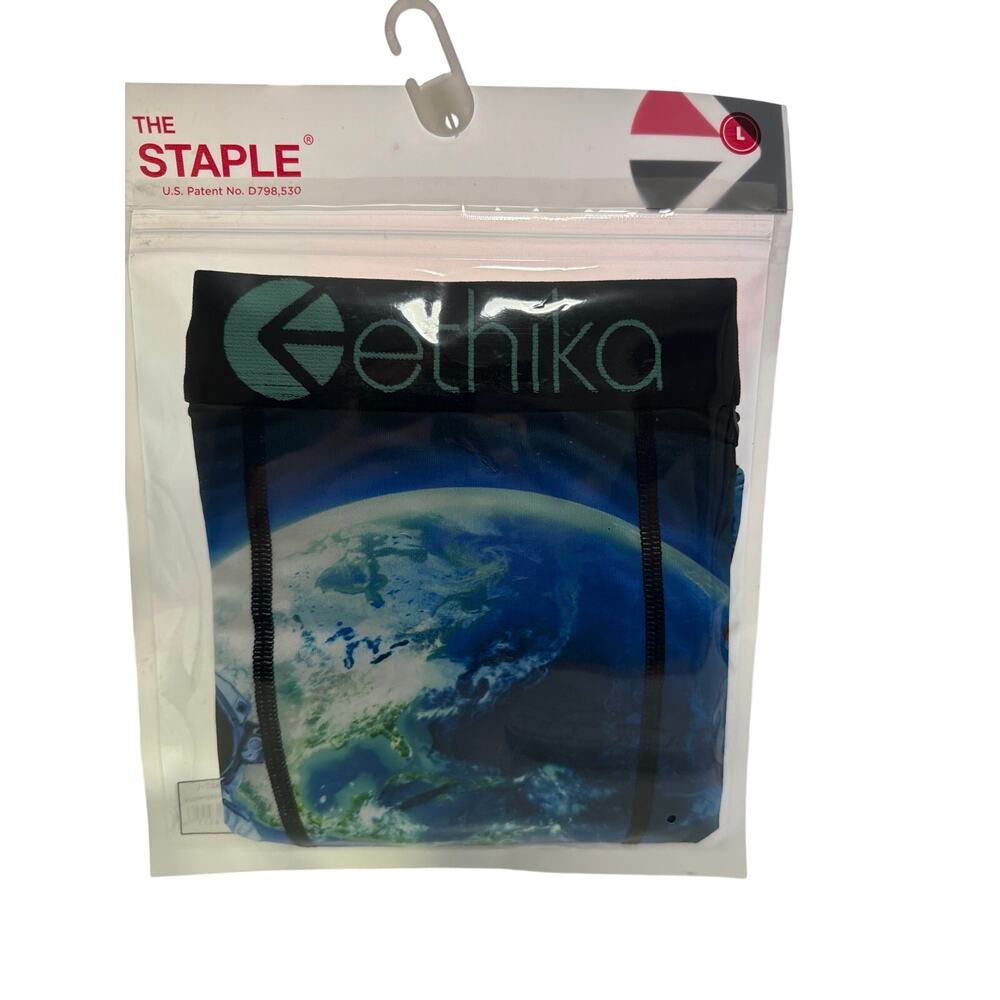 Ethika The Staple Fit Boxer Brief Galaxy Multi Color Size Large 33-35" New